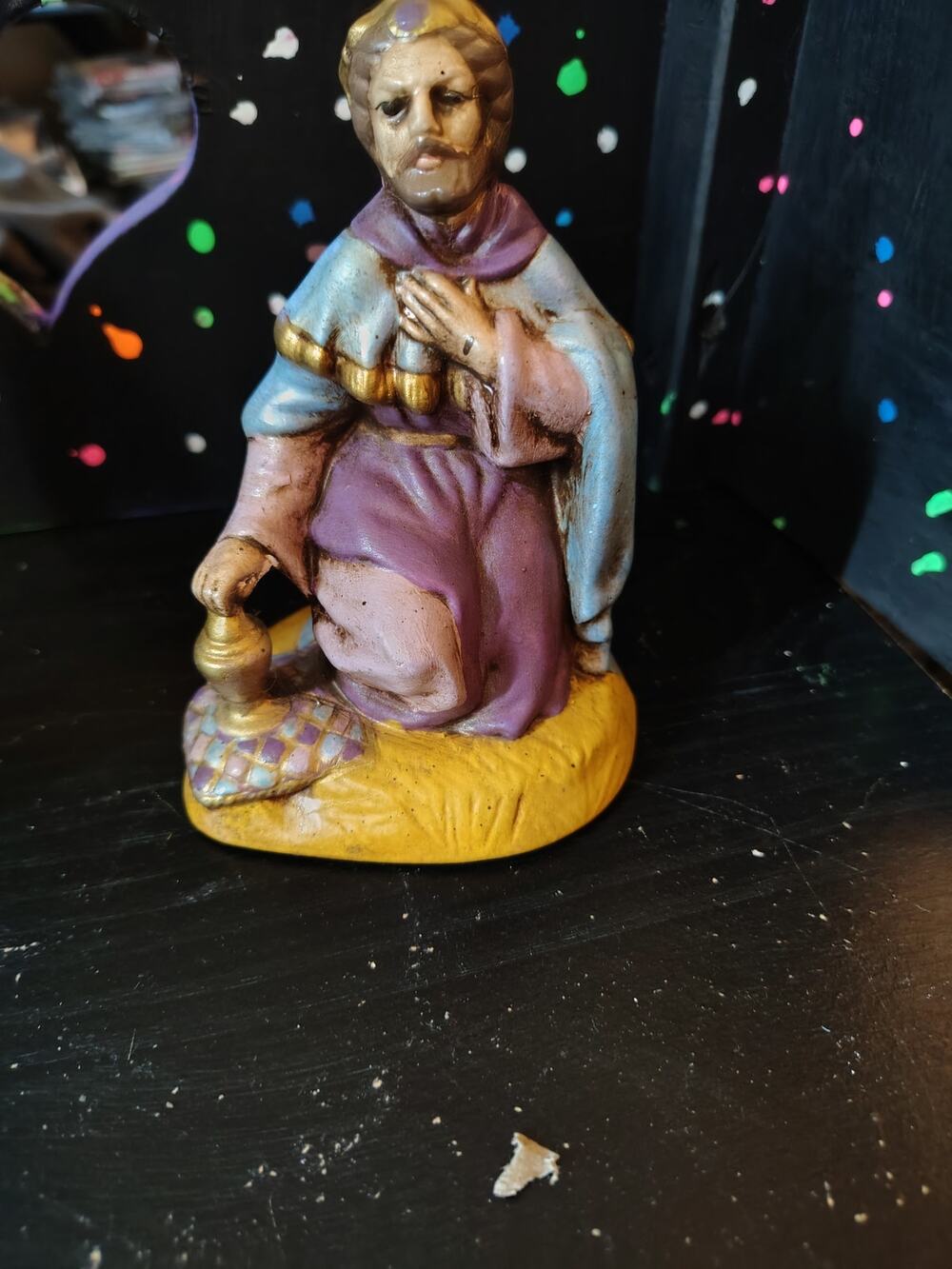 Nativity ceramic wiseman replacement nativity figure 6"